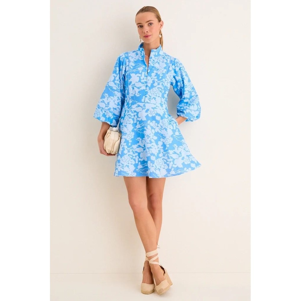 Tuckernuck Hyacinth House Morning Glory Floral Mini Hillsborough Dress XL NWT